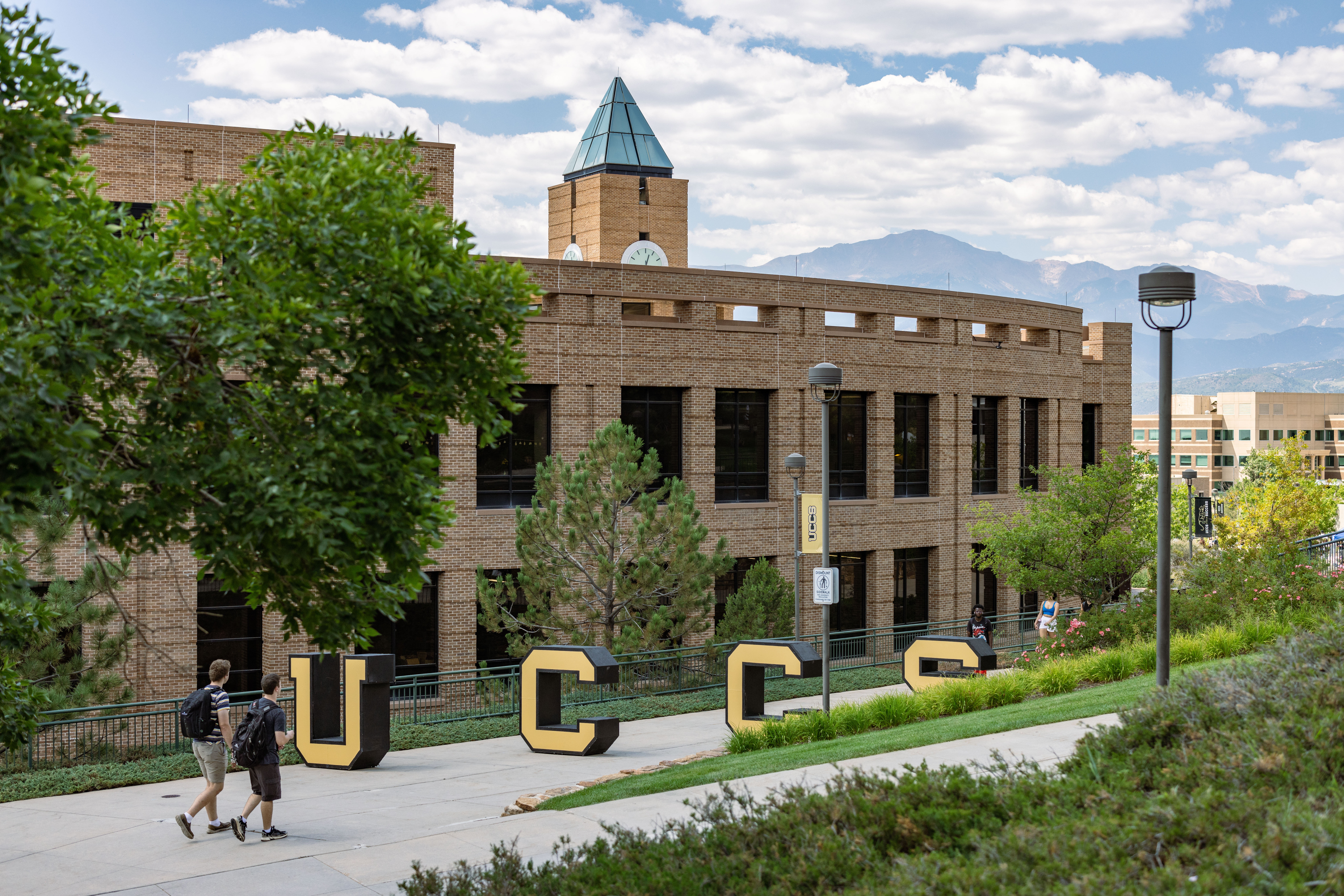 UCCS Letters outside of library