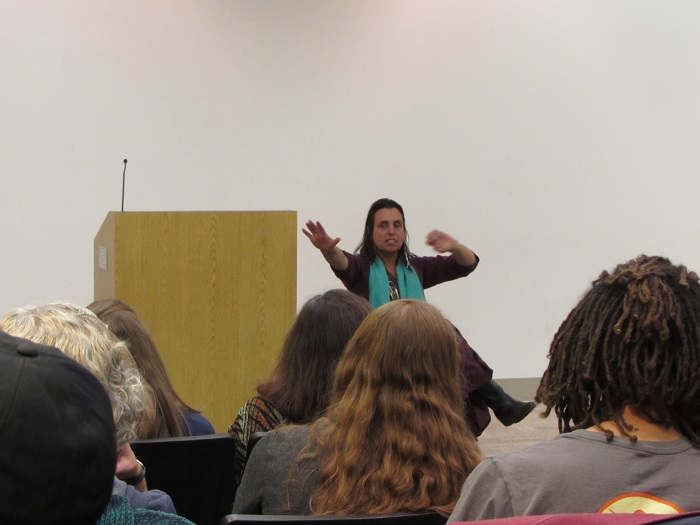 Winona LaDuke at the Student Summit 2015