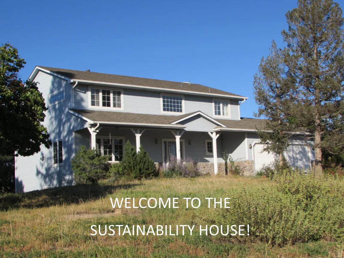 Picture of the sustainability house.