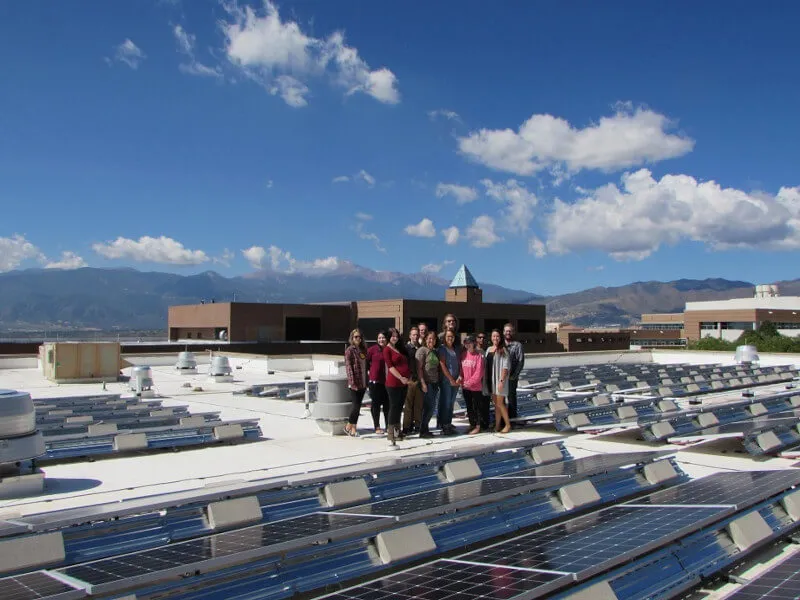 Gallogly Events Center Photovoltaic Array Dashboard