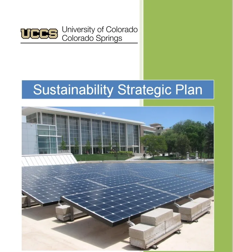 UCCS Sustainability Strategic Plan