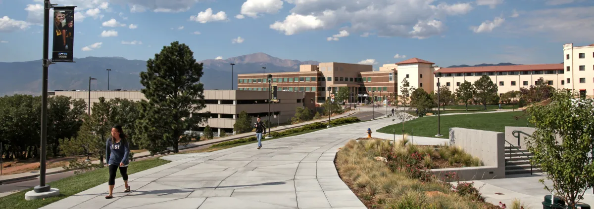 UCCS sidewalk