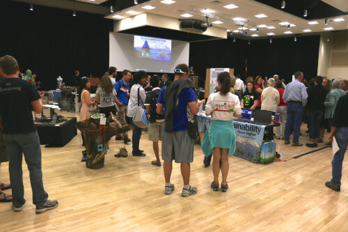 Picture of people at an event.